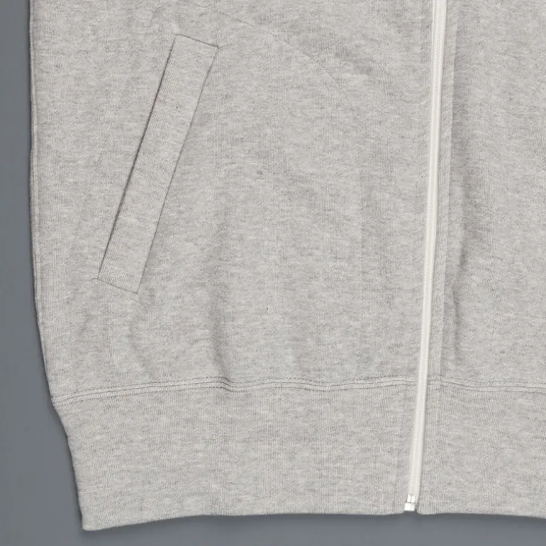 Comme des Garçons PLAY Zip hooded sweatshirt grey