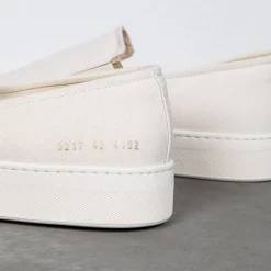Common Projects 5217 Slip-On in Canvas Off-White