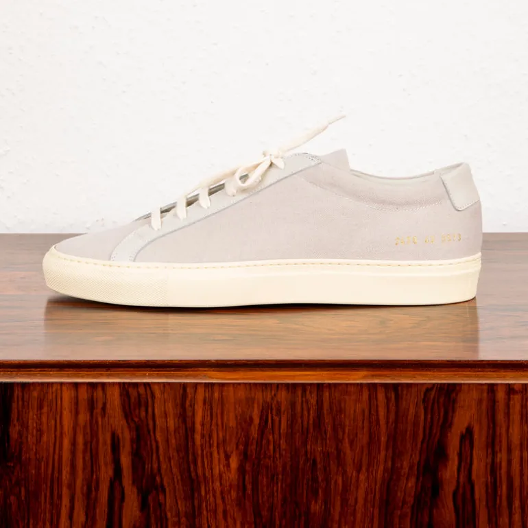 Common Projects Achilles in Canvas Light Grey