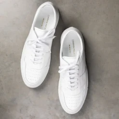 Common Projects BBall Low In Leather White