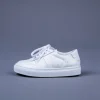 Common Projects Kids Bball Low in Leather White