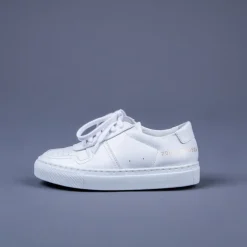 Common Projects Kids Bball Low in Leather White