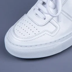 Common Projects Kids Bball Low in Leather White