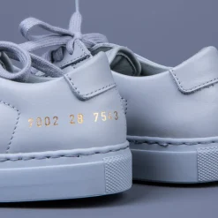Common Projects Kids Bball Low in Leather Grey