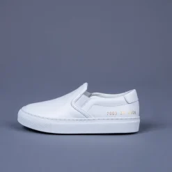 Common Projects Kids Slip-On Leather White