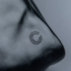 Croots Bridle Leather Black Laptop Bag