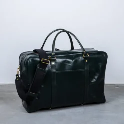 Croots Bridle Leather Holdall Racing Green - Large