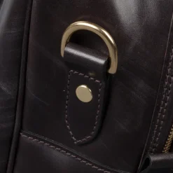 Croots Bridle Leather Holdall Dark Havana - Large