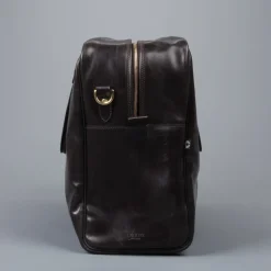 Croots Bridle Leather Holdall Dark Havana - Large