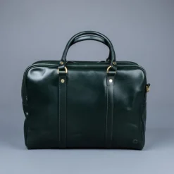 Croots Bridle Leather Traveller Racing Green Bag