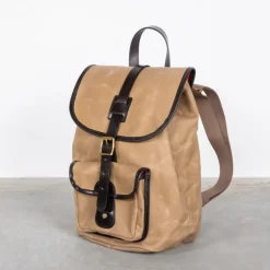 Croots Drawstring Rucksack Waxed Sand