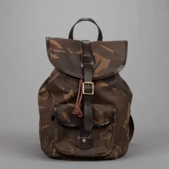 Croots Drawstring rucksack Waxed Camouflage