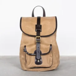 Croots Drawstring Rucksack Waxed Sand