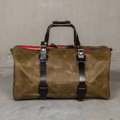 Croots Duffle Holdall Vintage Canvas Olive