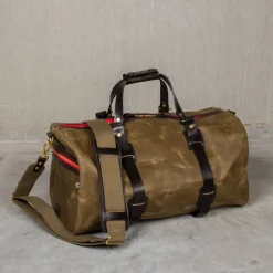 Croots Duffle Holdall Vintage Canvas Olive