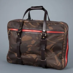 Croots Flight Bag waxed camo