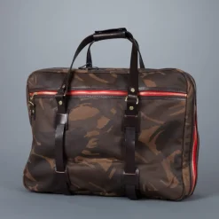 Croots Flight Bag waxed camo