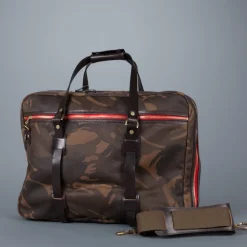 Croots Flight Bag waxed camo