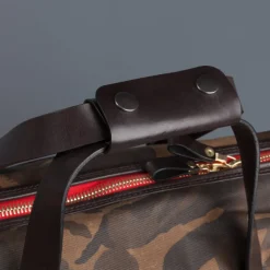 Croots Flight Bag waxed camo