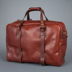 Croots Holdall Italian Calf leather Port
