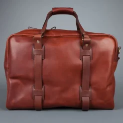 Croots Holdall Italian Calf leather Port