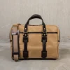 Croots Laptop bag Waxed Vintage Canvas Sand
