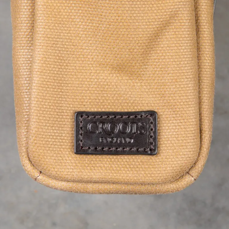 Croots Laptop bag Waxed Vintage Canvas Sand