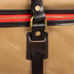 Croots Laptop bag Waxed Vintage Canvas Sand