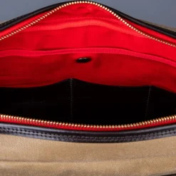 Croots Laptop bag Waxed Vintage Canvas Sand