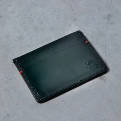 Croots Malton Bridle Leather Credit Card Holder Racing Green