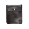 Croots Malton Bridle leather Mini I pad sleeve Dark havana
