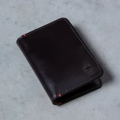 Croots Malton Bridle Leather Passport Wallet Dark Havana