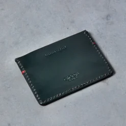 Croots Malton Bridle Leather Credit Card Holder Racing Green
