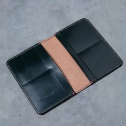 Croots Malton Bridle Leather Passport Wallet Racing Green