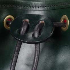 Croots Malton Bridle leather Rucksack Racing Green
