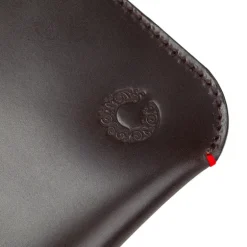 Croots Malton Bridle leather Mini I pad sleeve Dark havana
