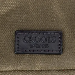 Croots Vintage Waxed Canvas Holdall Olive - Large