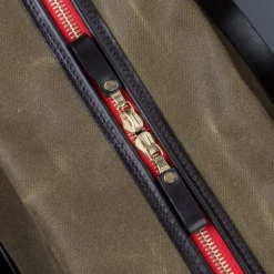 Croots Vintage Waxed Canvas Holdall Olive - Large