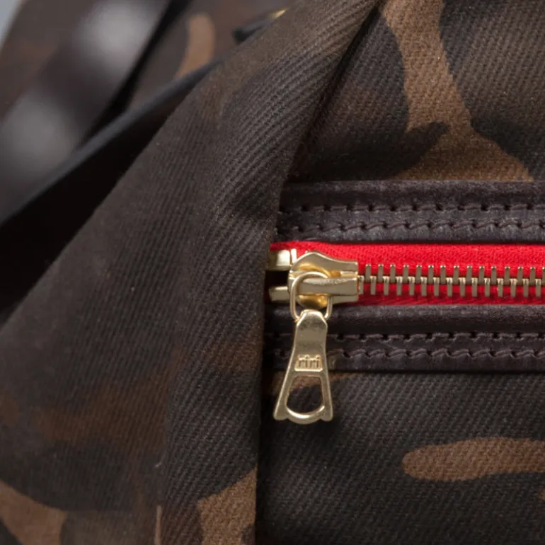 Croots Waxed Camo Duffle Holdall