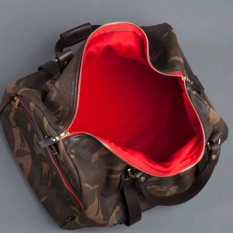 Croots Waxed Camo Duffle Holdall