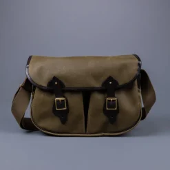 Croots Waxed Canvas Carryall Bag Olive