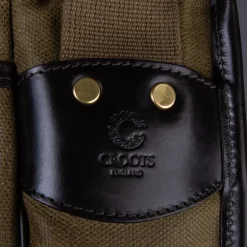 Croots Waxed Canvas Carryall Bag Olive