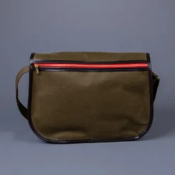 Croots Waxed Canvas Carryall Bag Olive