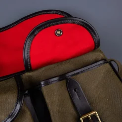 Croots Waxed Canvas Carryall Bag Olive