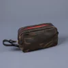 Croots Waxed Canvas Wash Bag Camo