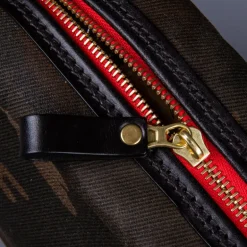 Croots Waxed Canvas Wash Bag Camo