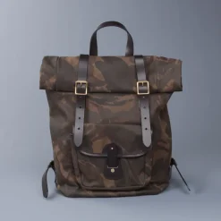 Croots X Frans Boone Canvas Rolltop Backpack Camo