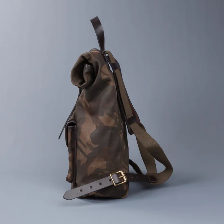 Croots X Frans Boone Canvas Rolltop Backpack Camo
