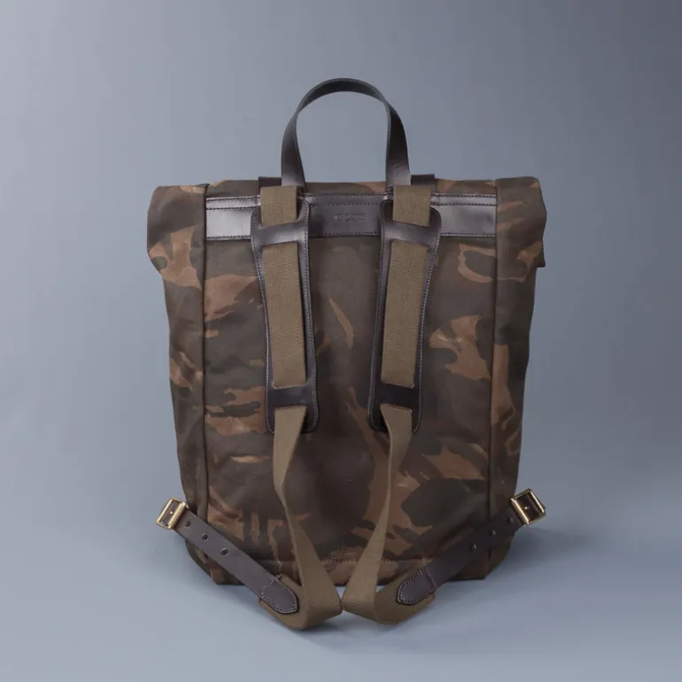 Croots X Frans Boone Canvas Rolltop Backpack Camo