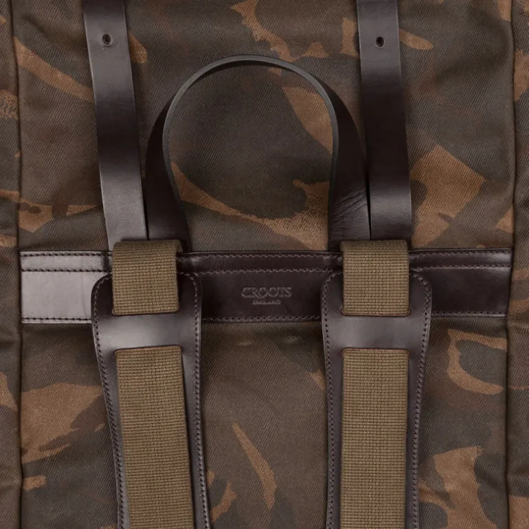 Croots X Frans Boone Canvas Rolltop Backpack Camo